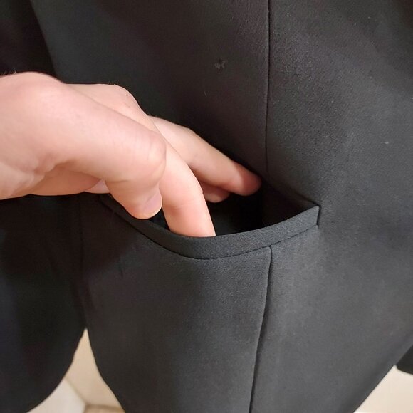 ANINE BING Black AdANINE BING Black Ade Tuxedo Blazer - Picture 7 of 8